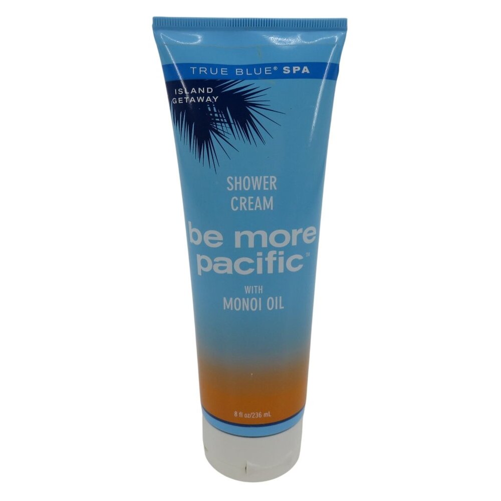 True Blue Spa Be More Pacific Monoi Oil Shower Cream 8oz USED See Current Weight